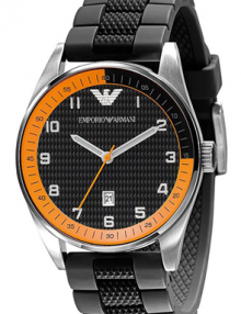 Emporio Armani Mens Sportivo Watch AR5876 with Rubber Band