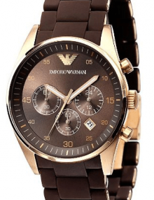 Emporio Armani Men's AR5890 Brown Sport Chronograph Watch