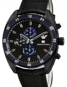 Emporio Armani Men's AR5916 Sport Black Chronograph Dial Watch