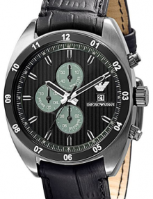 Emporio Armani Quartz Chronograph Green Dial Men's Watch AR5917