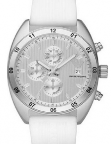 Emporio Armani Sport Chronograph Quartz Silver Dial Men's Watch AR5929
