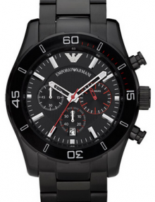 Emporio Armani Sportivo Chrono Black Dial Men's watch AR5931