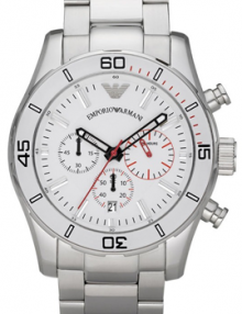 Emporio Armani Sports Quartz White Dial Men's Watch AR5932