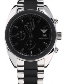 Emporio Armani Men's AR5952 Sportivo Black Chronograph Dial Watch