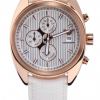 Emporio Armani Leather Gold Tone Dial Watch AR5956