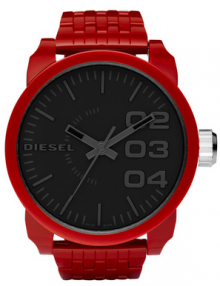 Diesel Men's Analogue Red Resin Quartz Watch DZ1462