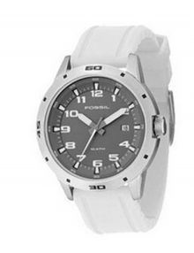 Fossil Wrist Grey Men's Am4203 Silicone Watch-0