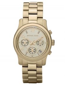 Michael Kors Runway Gold Women's Mk5055 Gold Watch-0