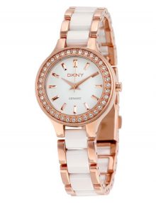 Dkny Chambers Silver Women's Ny8141 Ceramic Watch-0