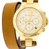 Michael Kors Peyton Double Strap Pink Dial Quartz Women's Watch MK2261