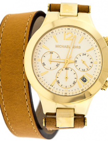 Michael Kors Peyton Double Strap Pink Dial Quartz Women's Watch MK2261