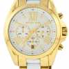 Michael Kors Gold Tone White Chronograph Women's Watch MK5743