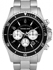 Michael Kors Men's Casual Classic Chronograph Black Dial Watch MK8174