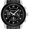 Michael Kors Men's Oversize Black Silicone Runway Watch MK8107