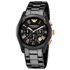 Emporio Armani AR1410 Ceramica Gents Black Ceramic Chronograph Watch