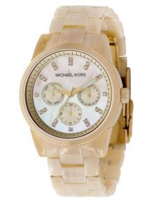 Michael Kors Jetset Mother Of Pearl Women's Mk5039 Resin Watch-0