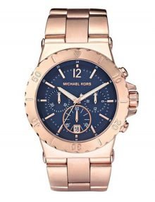 Michael Kors MK5410 Bel Aire Ladies Rose Gold Plated Chronograph Watch