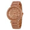 Michael Kors MK5663 Uptown Glam Parker Women's Gold-Tone Chronograph Stainless Steel Watch