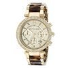 Michael Kors MK5688 Parker Ladies Gold Plated Stainless Steel Chronograph Watch