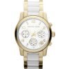 Michael Kors Runway Silver Women's Mk5742 Gold Watch-0