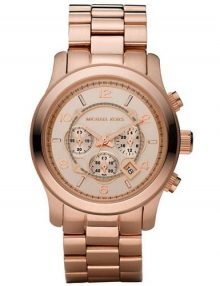 Michael Kors Runway Rose Gold Women's Mk8096 Rose Gold Watch-0