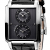 Emporio Armani Black Leather Strap Watch AR0476