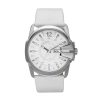 Diesel DZ1405 Men's Watch Leather Bracelet White Tone Dial Date Display