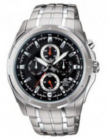 Casio Edifice Black Men's Ef-328D-1A Steel Watch-0