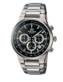 Casio Edifice Black Men's Ef-500Bp-1A Steel Watch-0