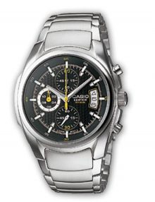 Casio Edifice Black Men's Ef-512D-1A Steel Watch-0