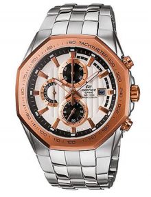 Casio Edifice Ef-531D-7A Silver Mens' Steel Sports Watch-0