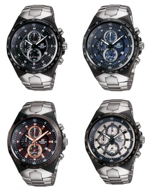 New Chronograph Tachymeter mens Watch EF-534D-2V