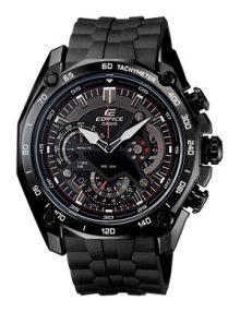 Casio Edifice EF550PB-1A Mens Chronograph Retrograde Stainless Steel Dress Watch