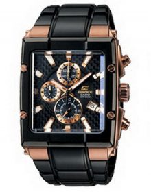 Casio Edifice Black Men's Efx-501Sp-1Av Steel Watch-0