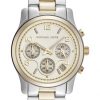 Michael Kors Chronograph Two Tone Stainless Steel Women's Watch MK5137
