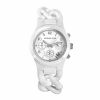 Michael Kors Women's MK5387 Ceramic Classic Chronograph White Watch