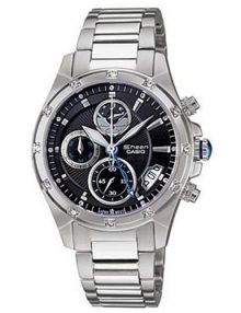 Casio Sheen Black Women's Shn-5504D-1A Steel Watch-0
