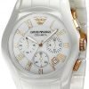 Emporio Armani Ceramica White Dial Men's Watch AR1416