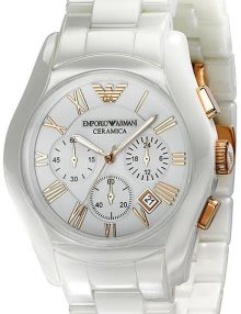 Emporio Armani Ceramica White Dial Men's Watch AR1416