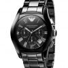 Emporio Armani Ceramic Black Chronograph Dial Men's Watch AR1400