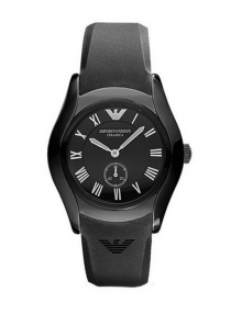 Emporio Armani AR1432 Men's Sports Leo Unisex Black Watch