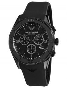 Emporio Armani AR1434 Gents Black Ceramic Chronograph Watch