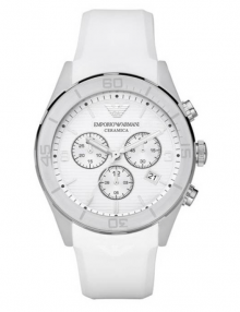 Armani Ceramica AR1435 Chrono white Dial Men's watch