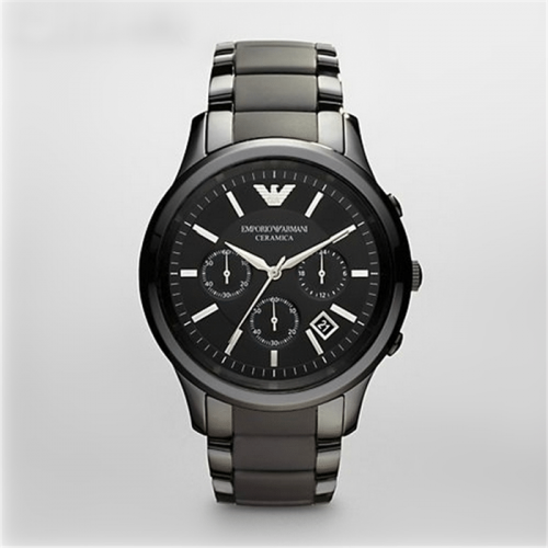 Emporio Armani AR1451 Black Ceramica Mens Watch