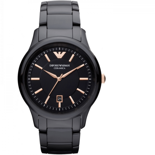 Emporio Armani AR1466 Ceramica Black Men Watch