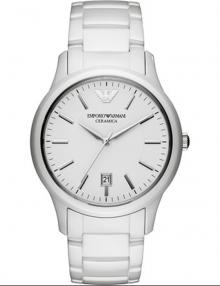 Emporio Armani AR1476 Classic Ceramic White Men's Watch