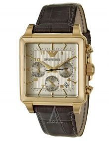 Emporio Armani AR1625 Classic Gents Gold Plated Stainless Steel Chronograph Watch