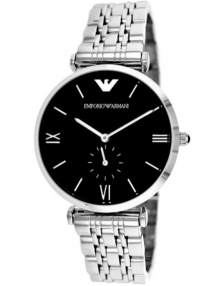 Emporio Armani AR1676 Retro Sub-Seconds Stainless Steel Men's Watch
