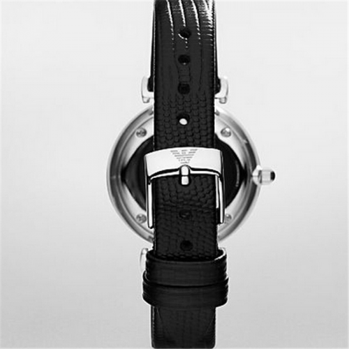 Emporio Armani AR1678 Ladies Retro Black Pearl Watch