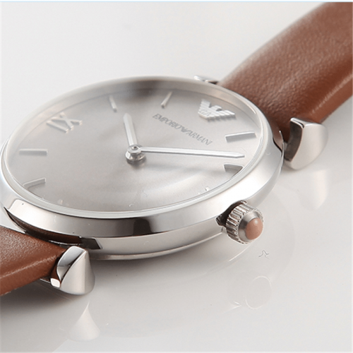 Emporio Armani AR1679 Classic Retro Leather Ladies Watch